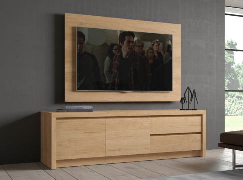 Mueble TV B106 con panel giratorio - Albani