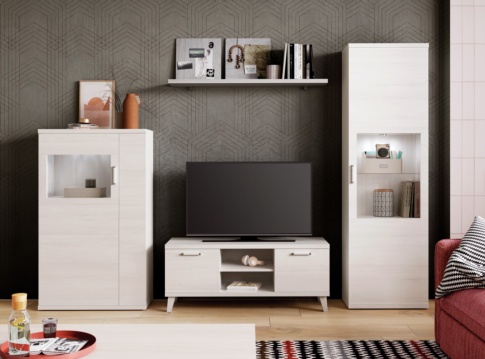 Mueble de TV con dos vitrinas NEW BERNA-B